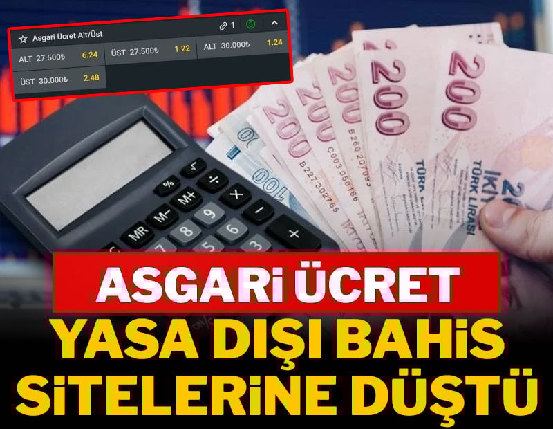 İşçinin asgari ücretini kumara mevzu yaptılar