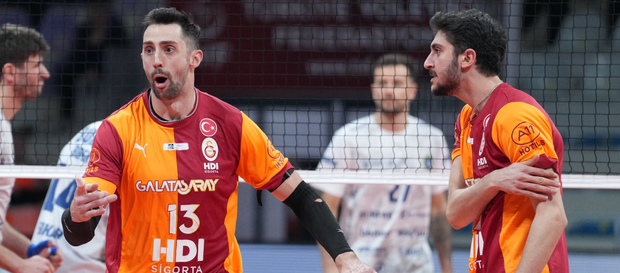 Galatasaray HDI Sigorta deplasmanda set vermedi