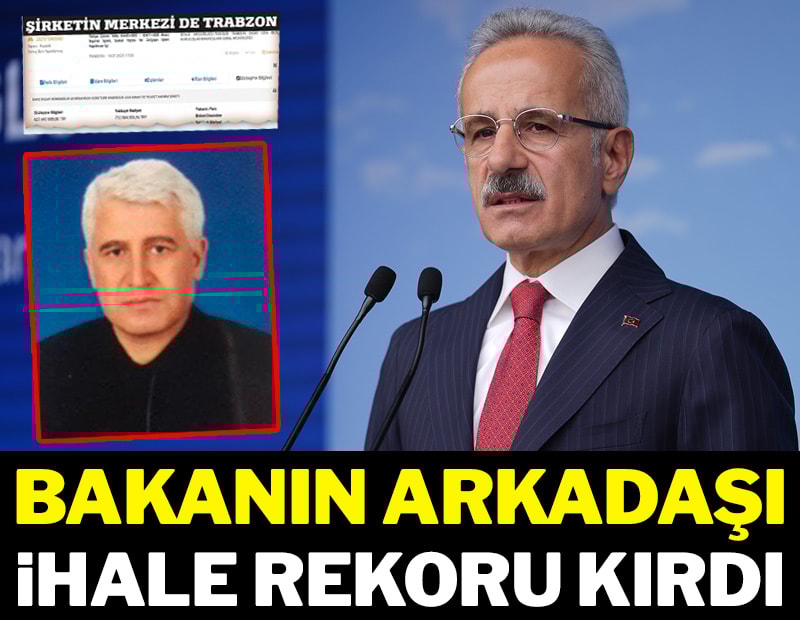 14 ayrı kamu ihalesi bakanın arkadaşına