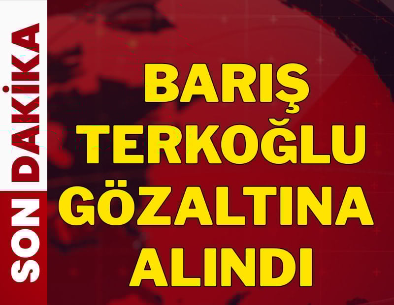 Gazeteci Barış Terkoğlu gözaltına alındı!