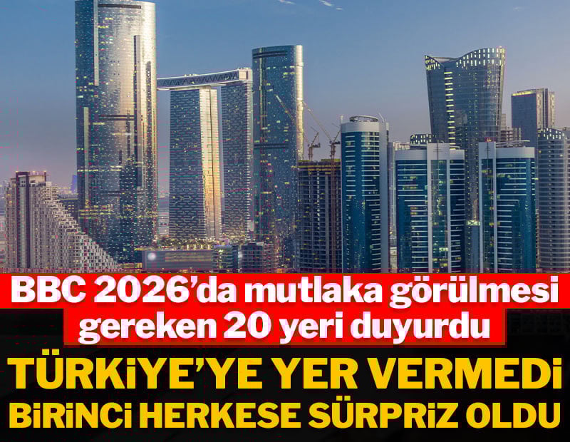 BBC 2026&#x27;da mutlaka görülmesi gereken 20 yeri duyurdu: Türkiye&#x27;ye yer vermedi, birinci sürpriz oldu