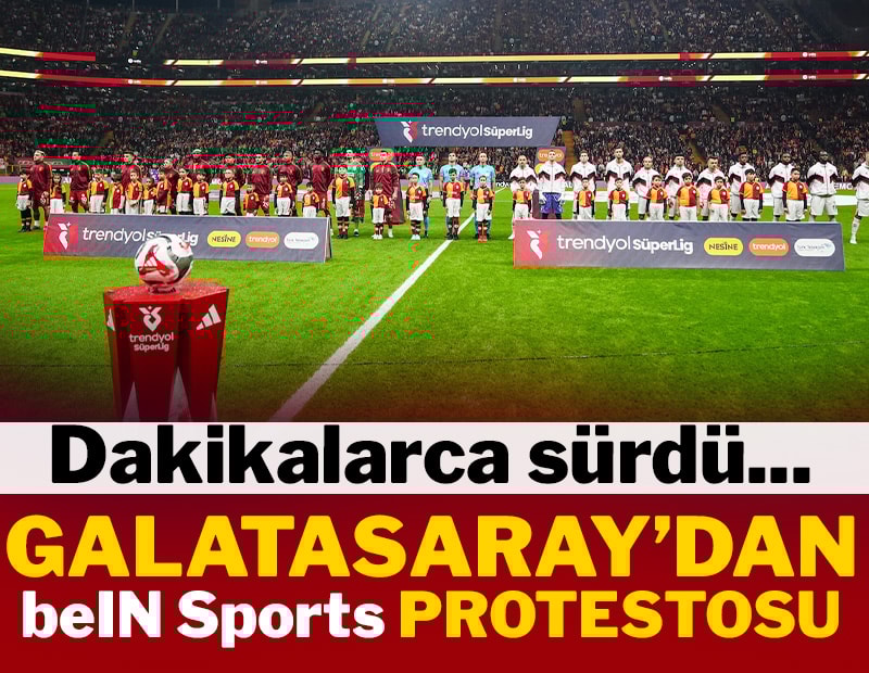 Galatasaray’da beIN Sports protestosu