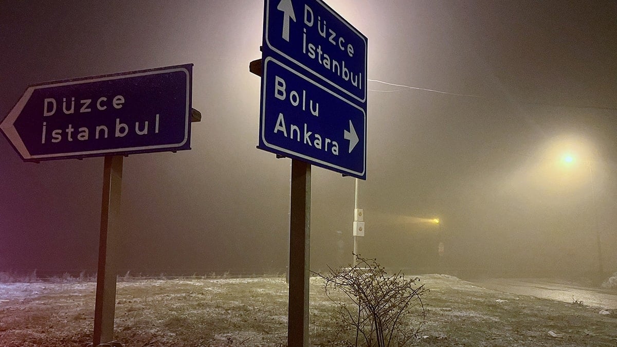 Bolu Dağı beyaza büründü