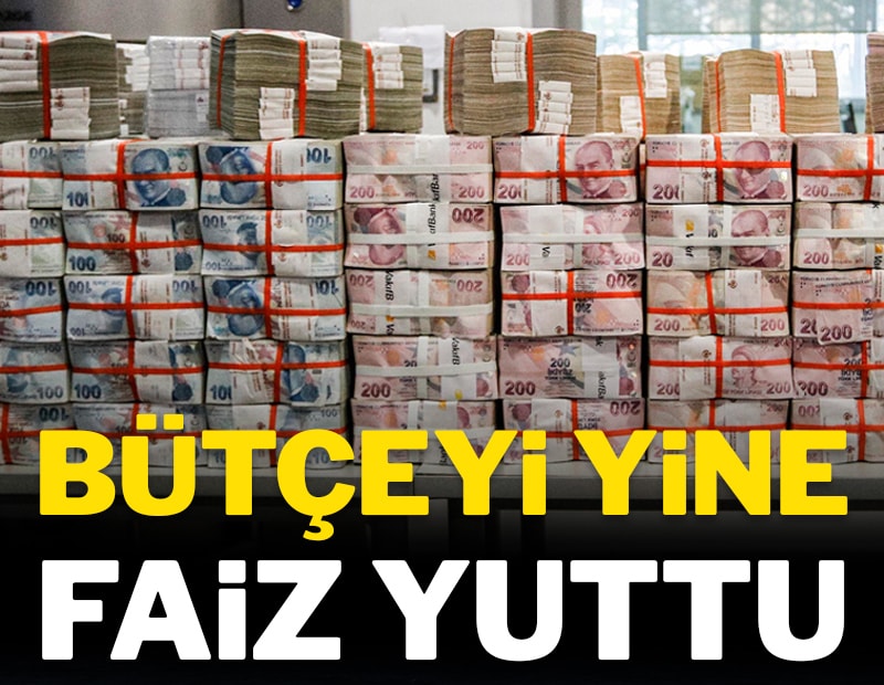 Bütçeyi yine faiz yuttu
