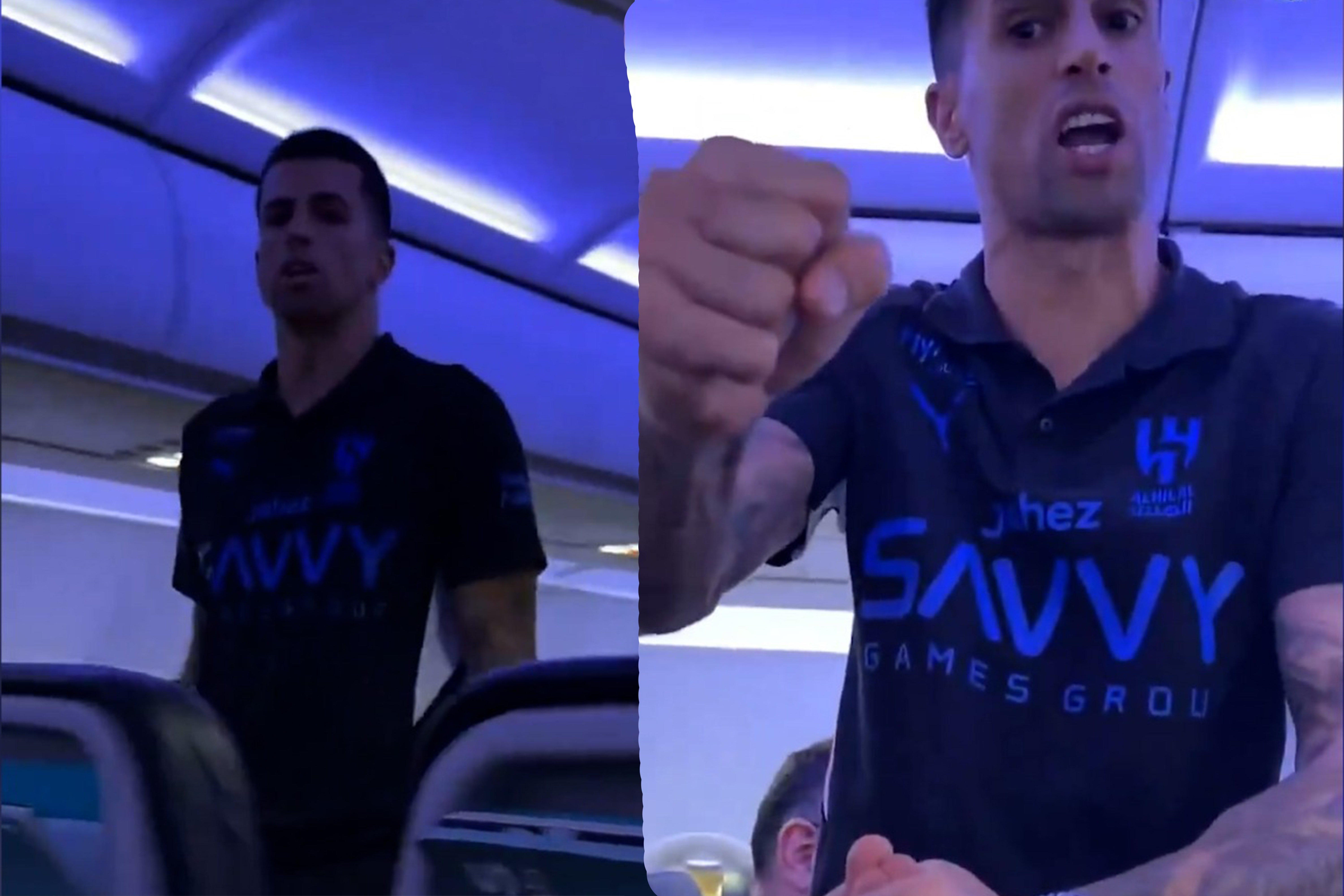 Cancelo uçakta olay çıkarttı! Taraftarla tartıştı