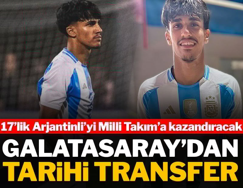 Galatasaray'dan tarihi transfer: Arjantinli genci Milli Takım'a kazandıracaklar