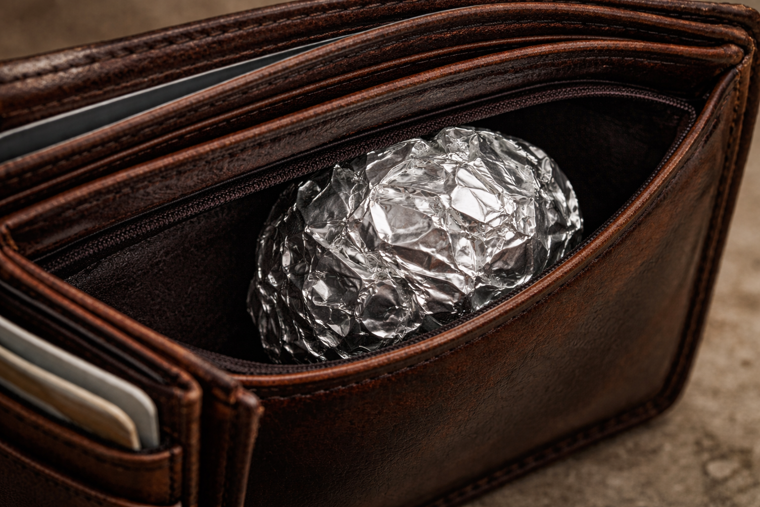 Meğer Japonların cüzdanında alüminyum folyo taşıması boşuna değilmiş 