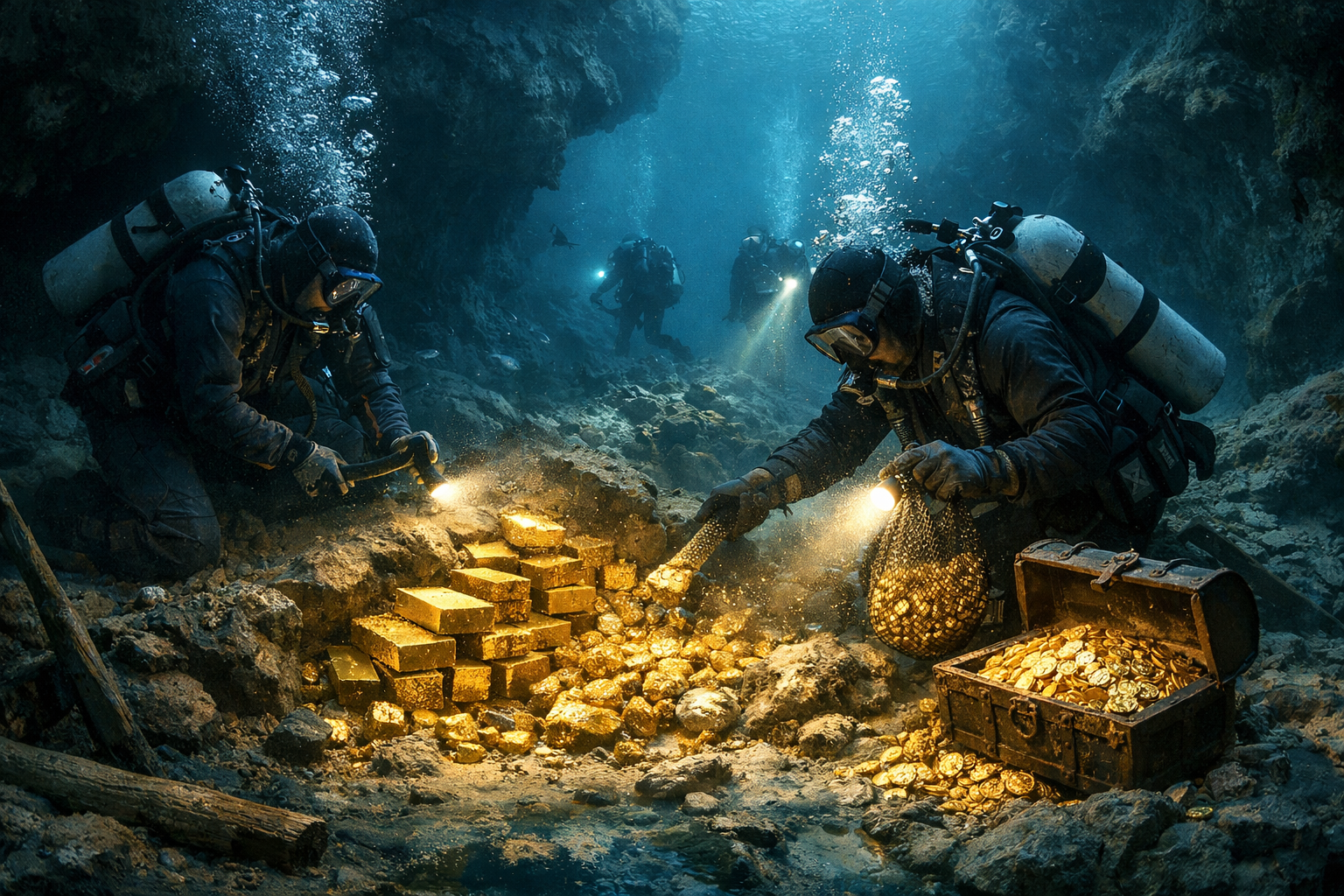 Deniz altında dev altın yatağı keşfettiler! Ülkenin rezervlerinin yüzde 26'sına denk geliyor