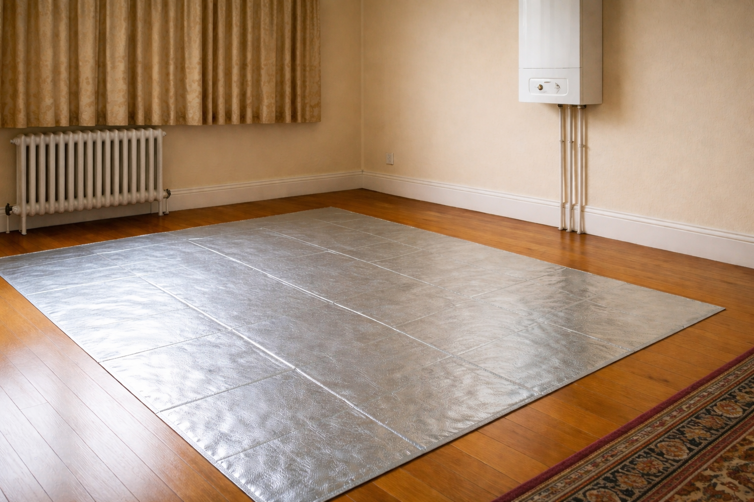 Zemine koyar koymaz evinizi sıcacık yapıyor