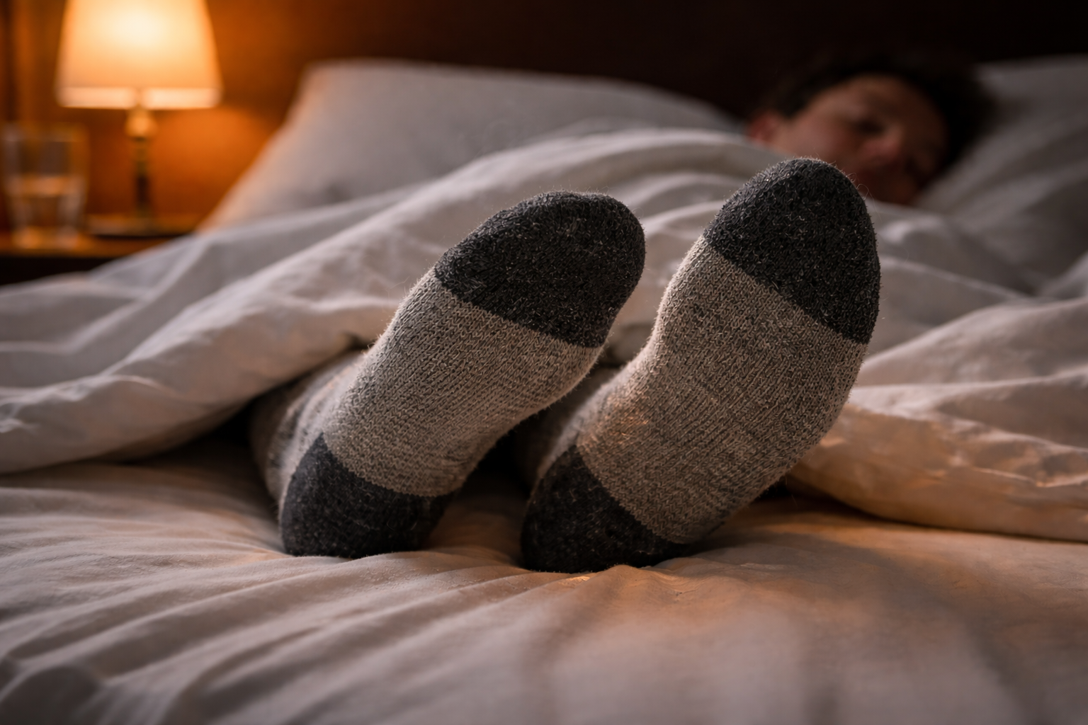 Geceleri çorapla uyuyanlar yandı