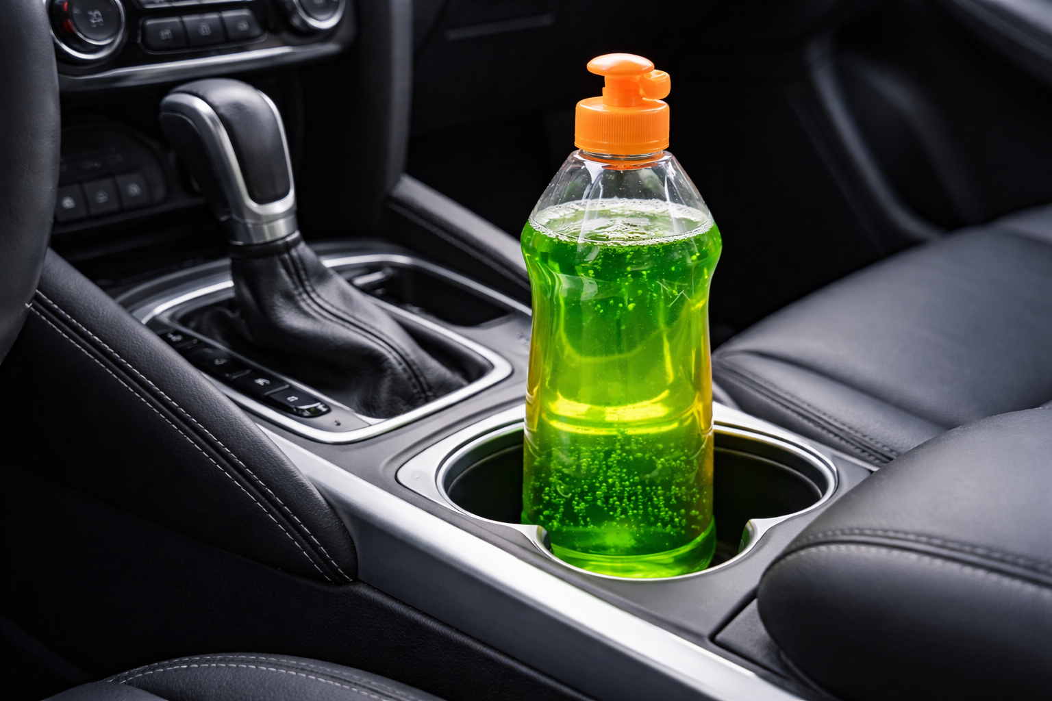 58 bin lira ödememek için aracınıza bulaşık deterjanı koyun