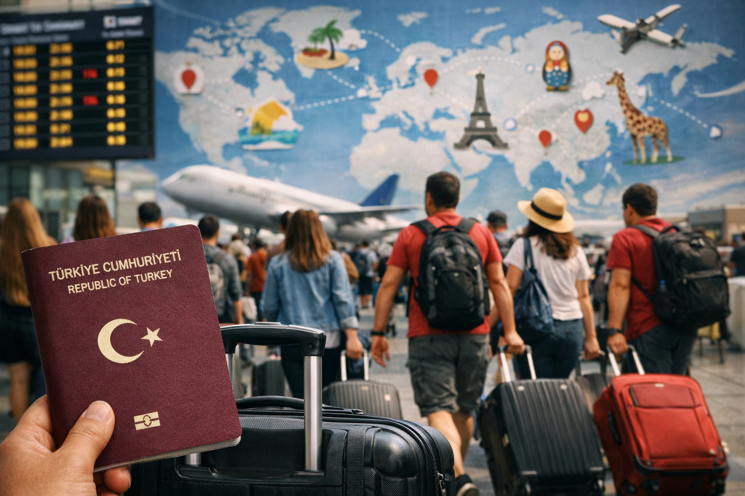 Türkler bavulunu alıp akın akın gidiyor: Vize derdi olmayan ülkeler