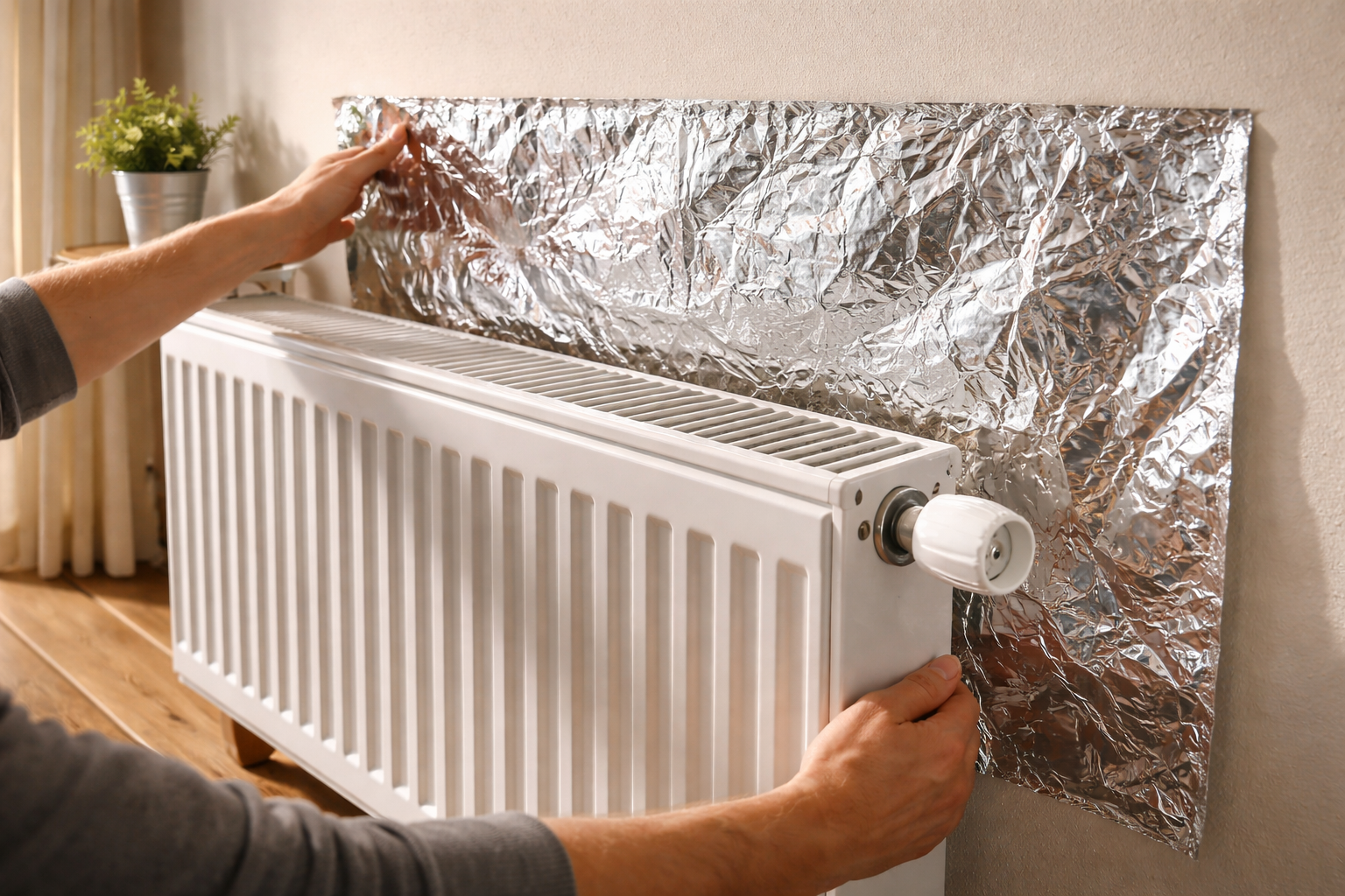 Peteklerin arkasına alüminyum folyo koyun uyarısı