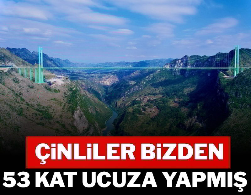 Çinliler bizden 53 kat ucuza yapmış