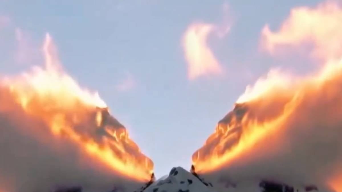 Dağ alev alev yandı: Gerçek sonradan ortaya çıktı