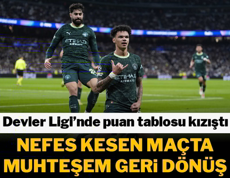 Şampiyonlar Ligi&#x27;nde gecenin maçı nefes kesti! Muhteşem geri dönüş