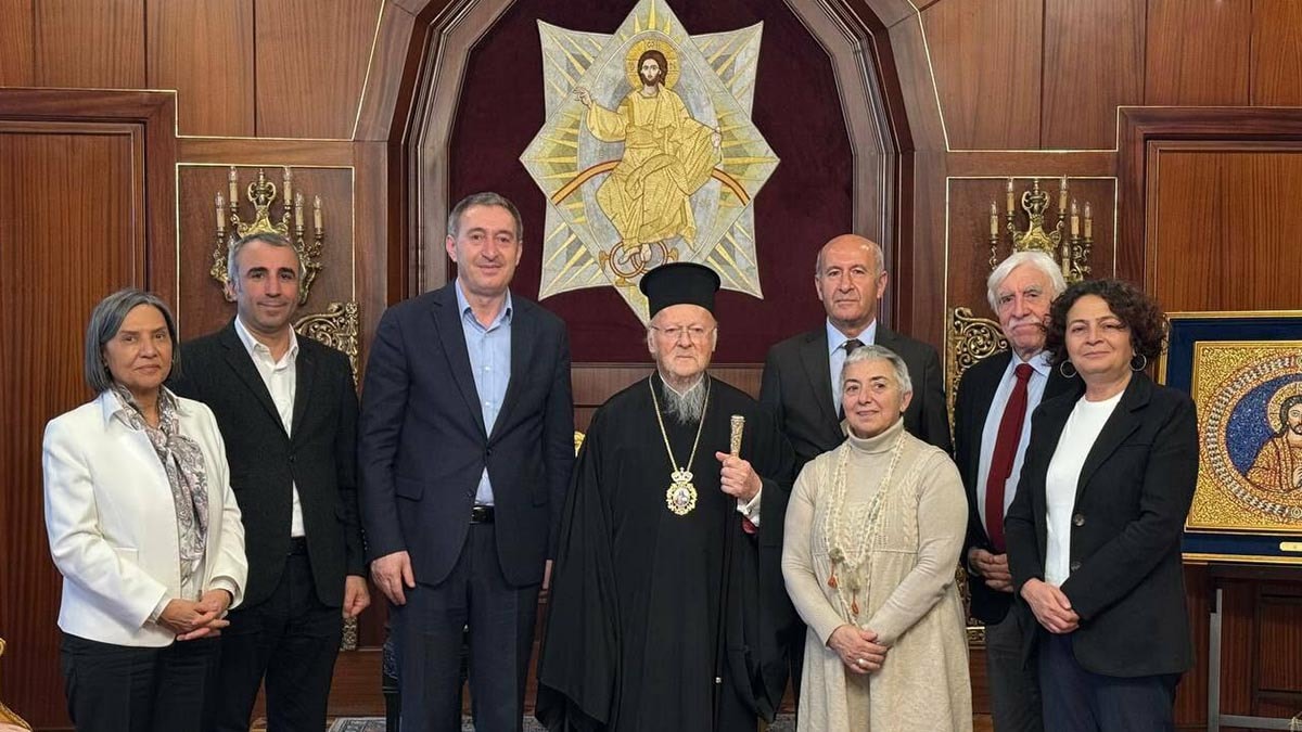 DEM Parti'den Fener Rum Patriği Bartholomeos’a ziyaret