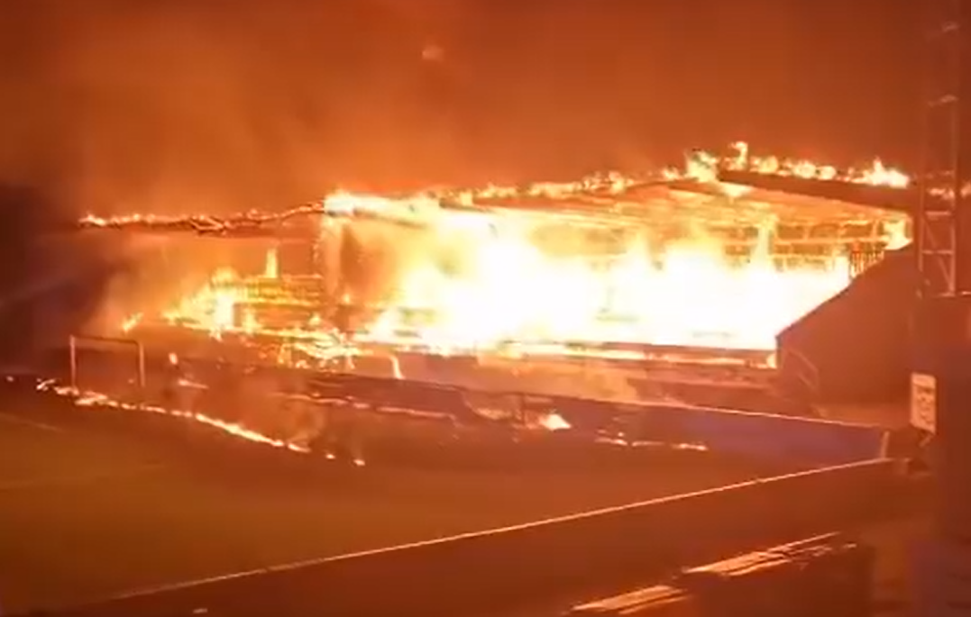 17 puanla küme düştüler! Taraftar stadı küle çevirdi