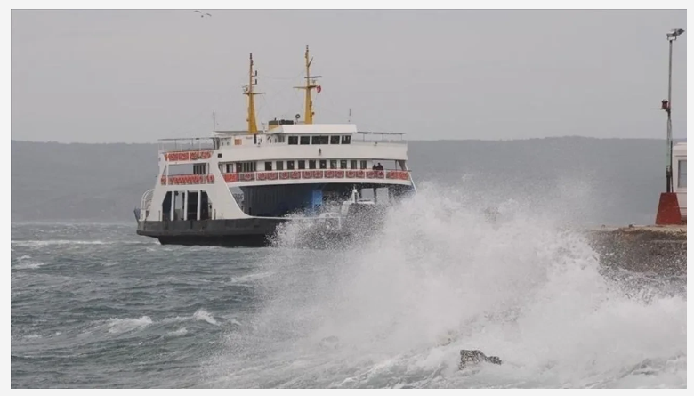 İDO ve BUDO'ya fırtına engeli! Feribot seferleri iptal edildi