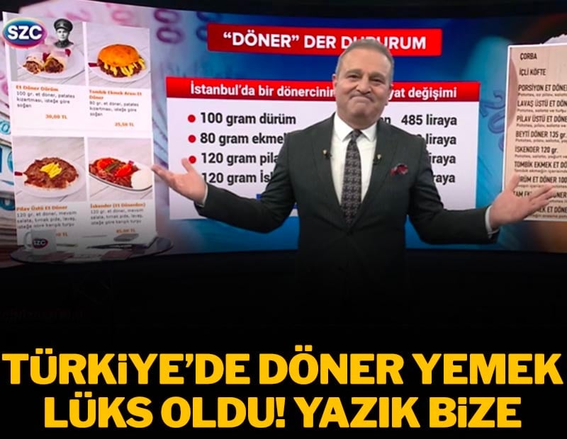 Türkiye'de döner yemek lüks oldu! Yazık bize