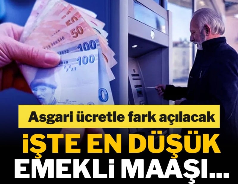 Asgari ücretle arasındaki fark açılacak! İşte en düşük emekli maaşı...