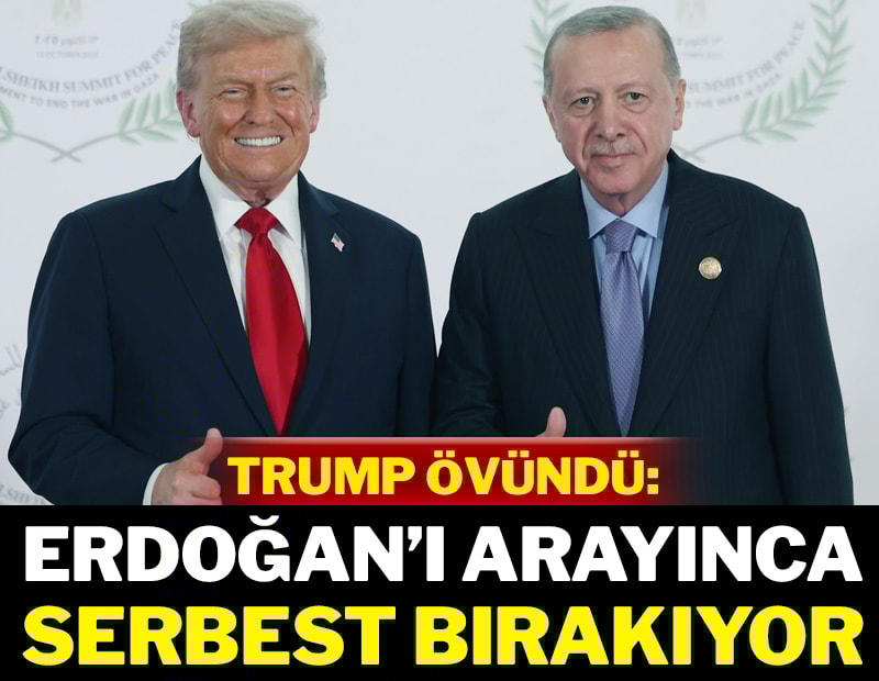 Trump övündü: Erdoğan’ı arayınca serbest bırakıyor