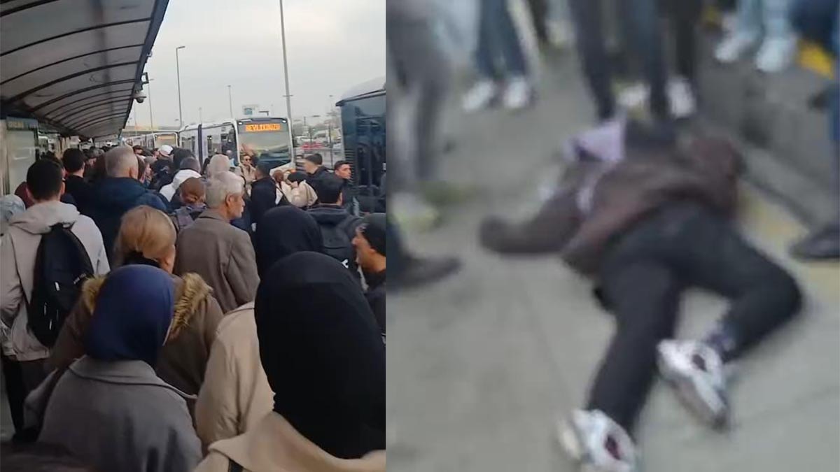 Baygınlık geçiren 14 yaşındaki kıza metrobüs çarptı