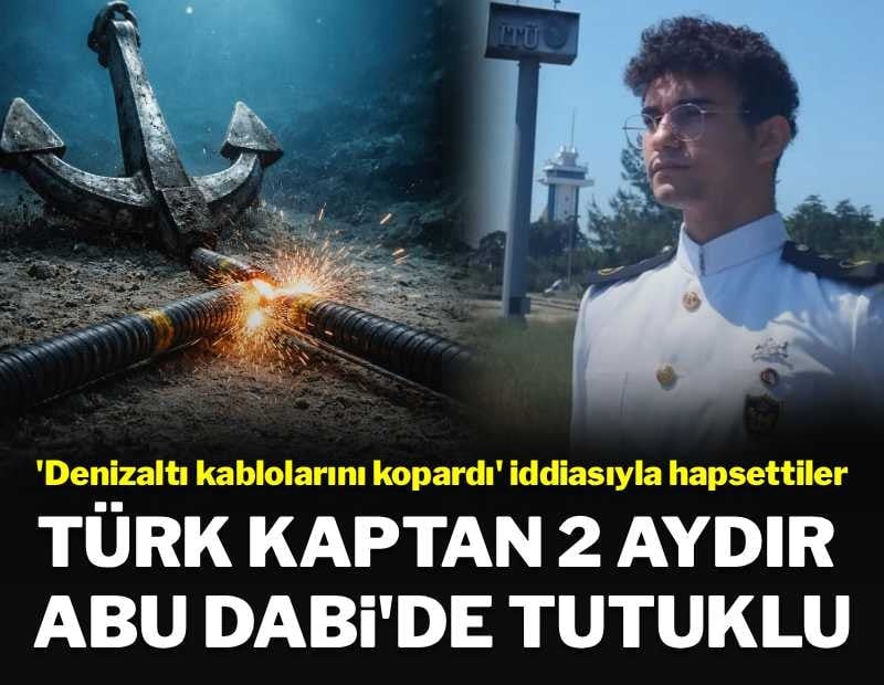 Türk kaptan, internet kablosunu kopardığı iddiasıyla tutuklandı