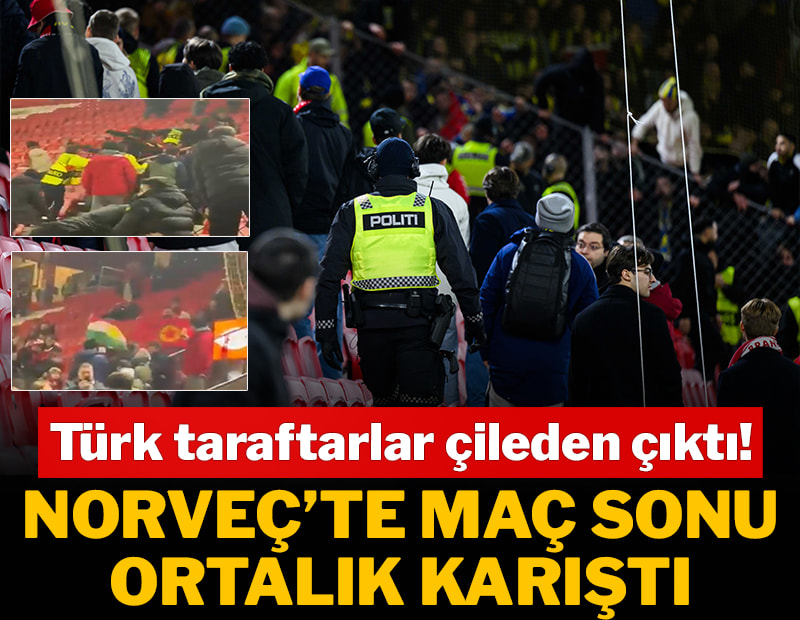 Brann-Fenerbahçe maçının ardından ortalık karıştı! Türk taraftarlar çileden çıktı