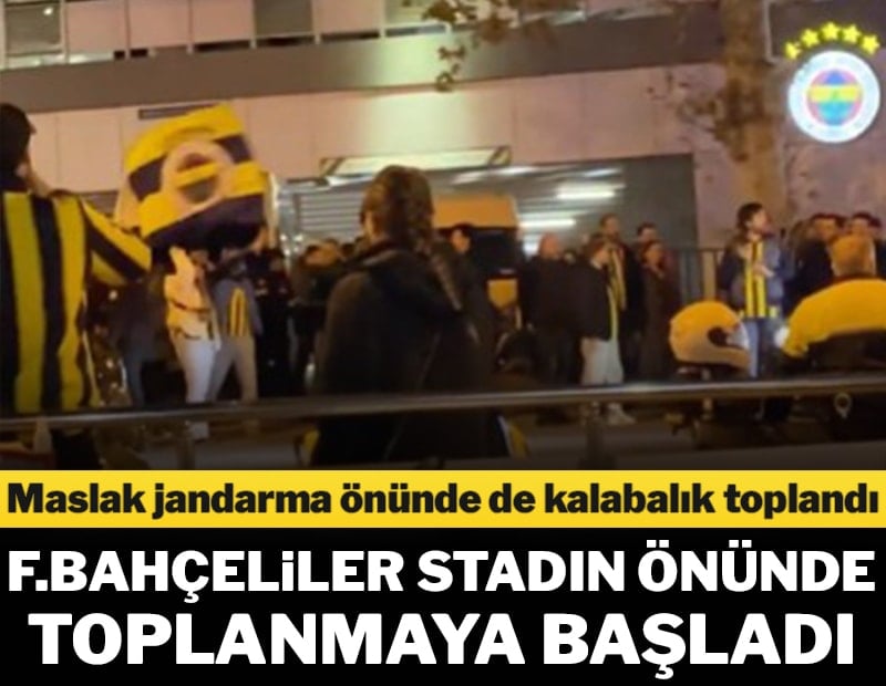 Fenerbahçe taraftarları Sadettin Saran'a destek için toplandı