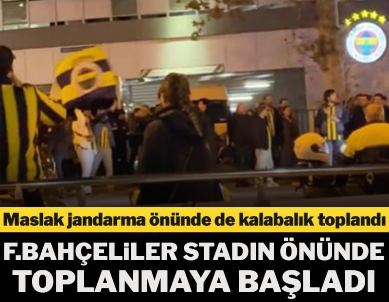 Fenerbahçe taraftarları Sadettin Saran'a destek için toplandı