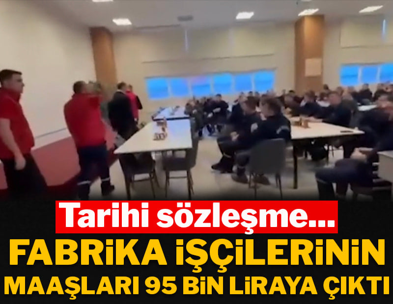 Maaşları 95 bin liraya yükseltilince bayram ettiler