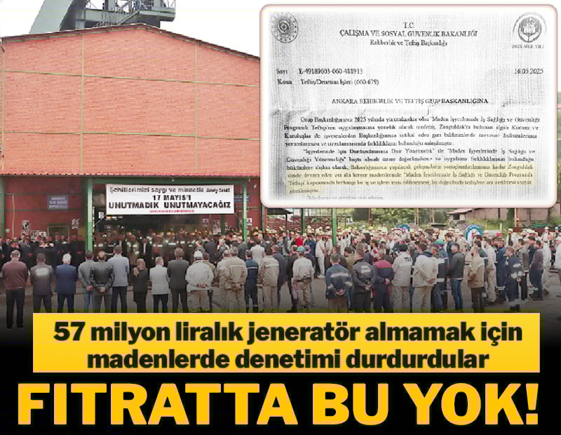 57 milyona 3 jeneratör almamak için acı formül