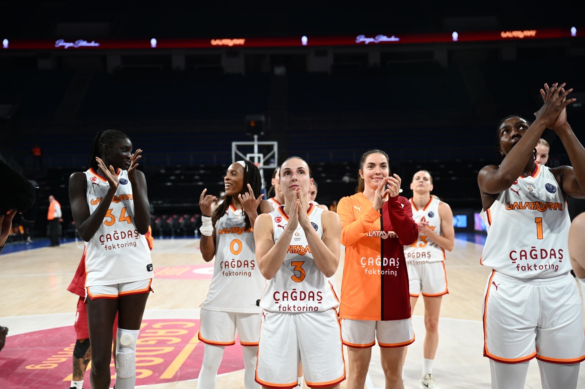 Galatasaray Çağdaş Faktoring ilk galibiyetini aldı