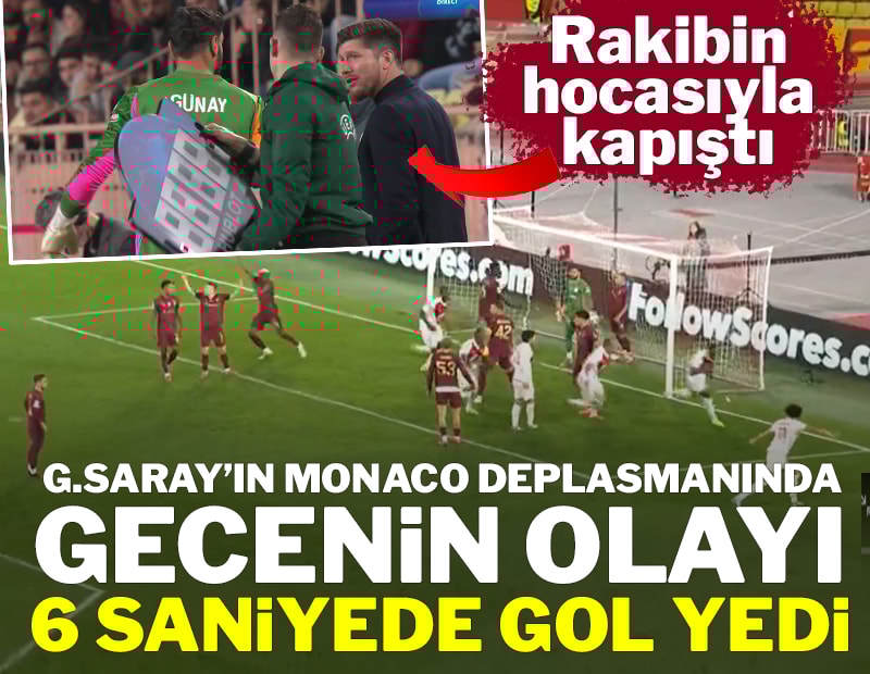 Gecenin olayı! Günay Güvenç 6 saniyede gol yedi...