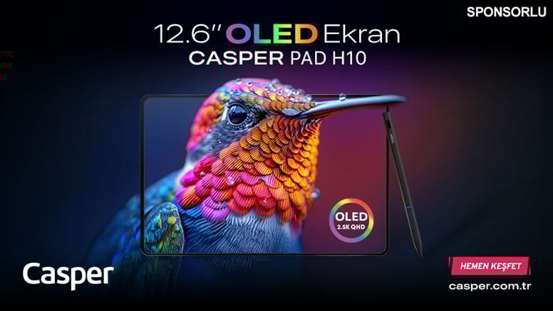 OLED Ekranlı Casper PAD H10 Tablet