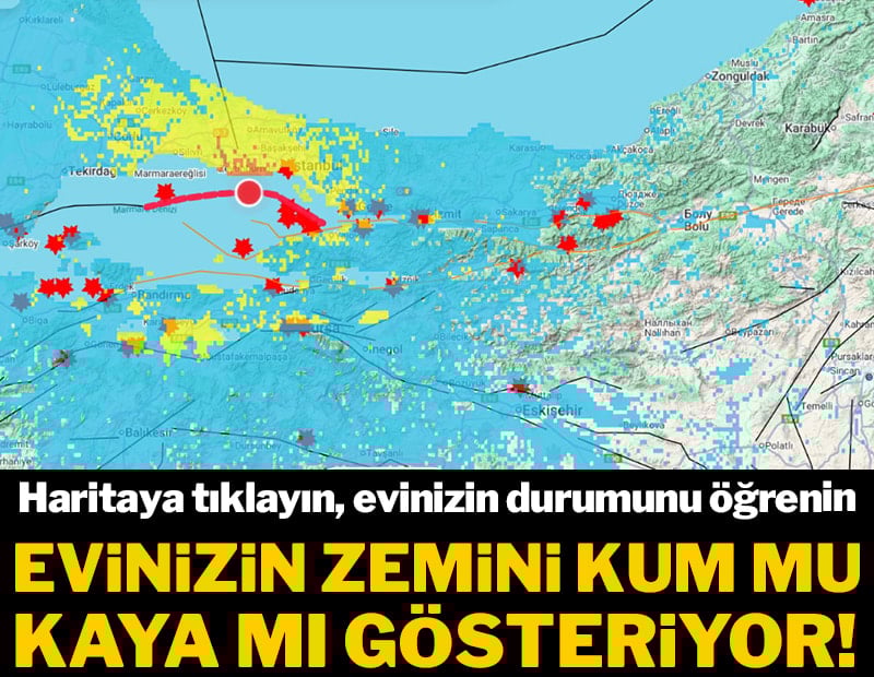Evinizin zemini kum mu çakıl mı kaya mı gösteriyor