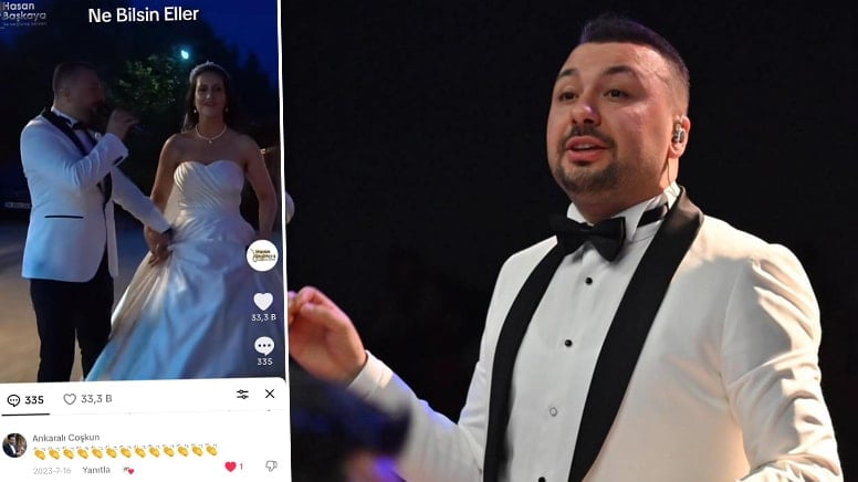 Düğünde söylediği şarkı başını yaktı