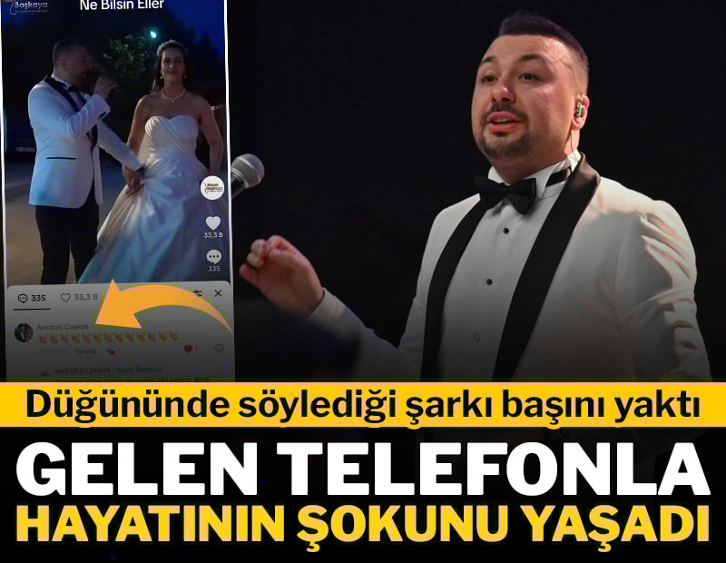 Düğünde söylediği şarkı başını yaktı