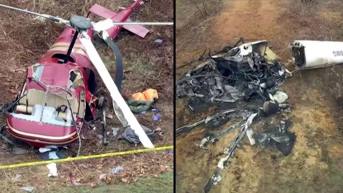 ABD'de iki helikopter hava çarpıştı