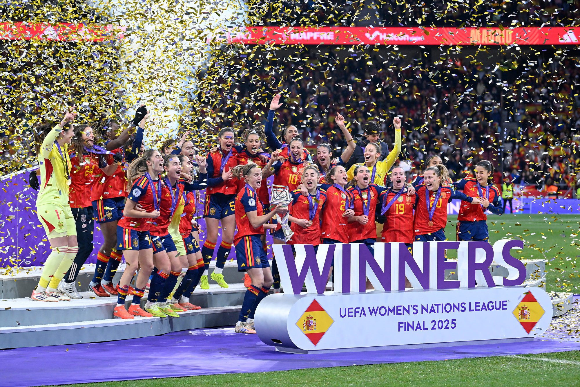 Kadınlar Uluslar Ligi'nde şampiyon İspanya