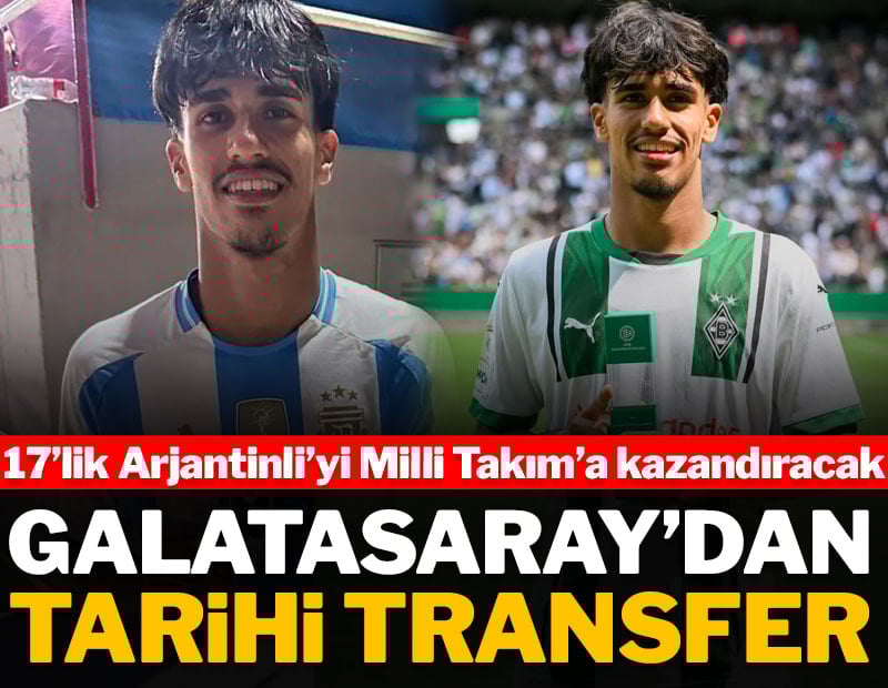 Galatasaray'dan tarihi transfer: Arjantinli genci Milli Takım'a kazandıracaklar