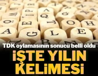 Yılın kelimesi belli oldu!