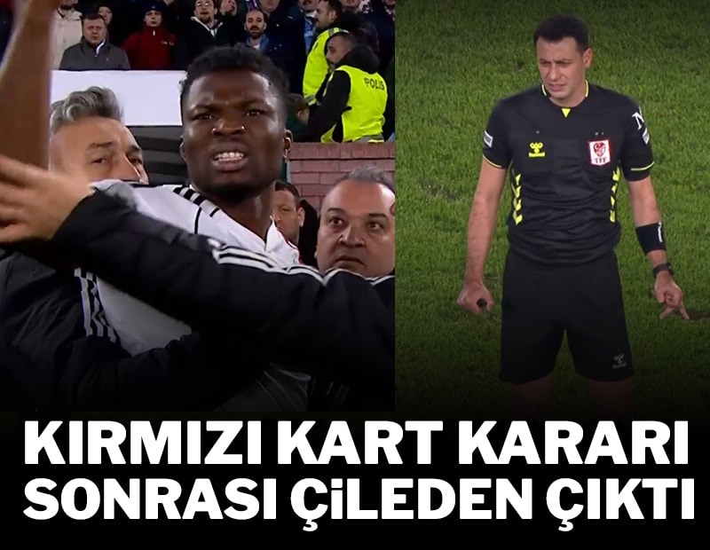El Bilal Toure kırmızı kart gördü çileden çıktı!