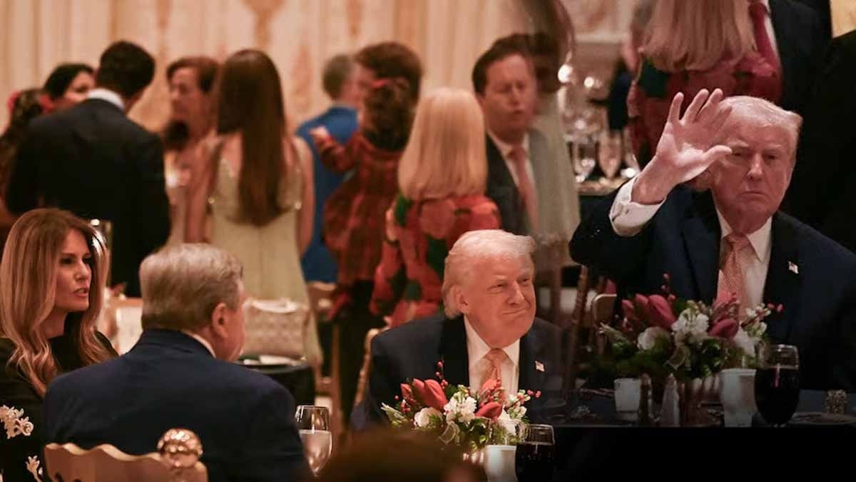 Trump, Noel arifesinde garip bir akşam yemeği geçirdi