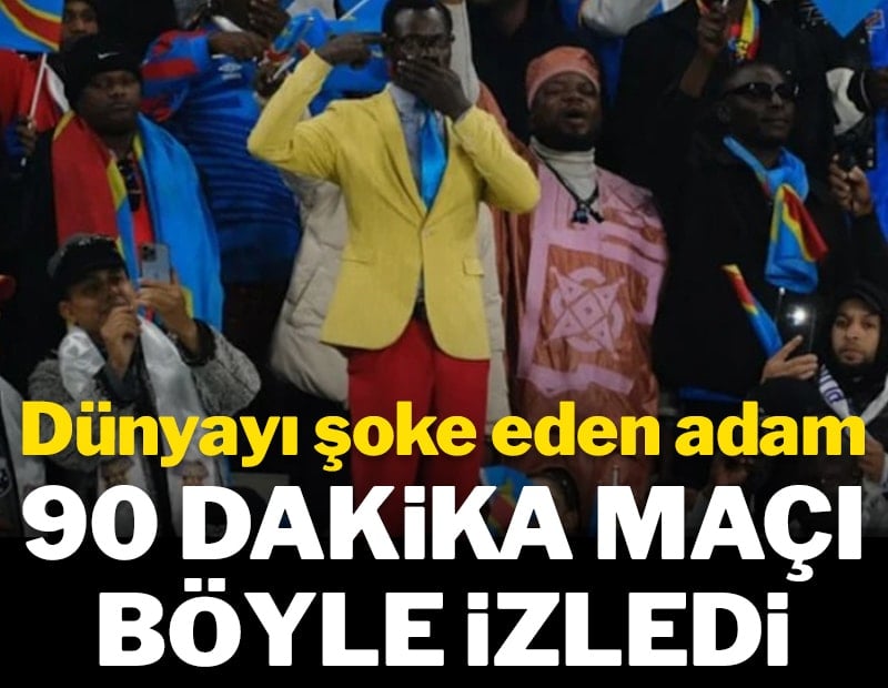 Afrika Kupası'nda Kongolu taraftar viral oldu