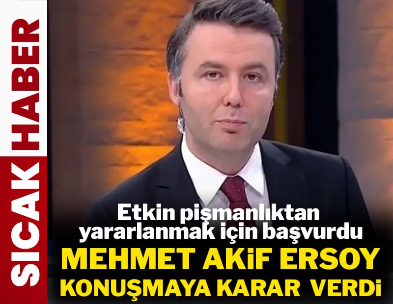 Mehmet Akif Ersoy itirafçı olmak için adliyede