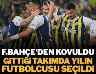 Fenerbahçe'den kovuldu: Gittiği takımda yılın futbolcusu seçildi