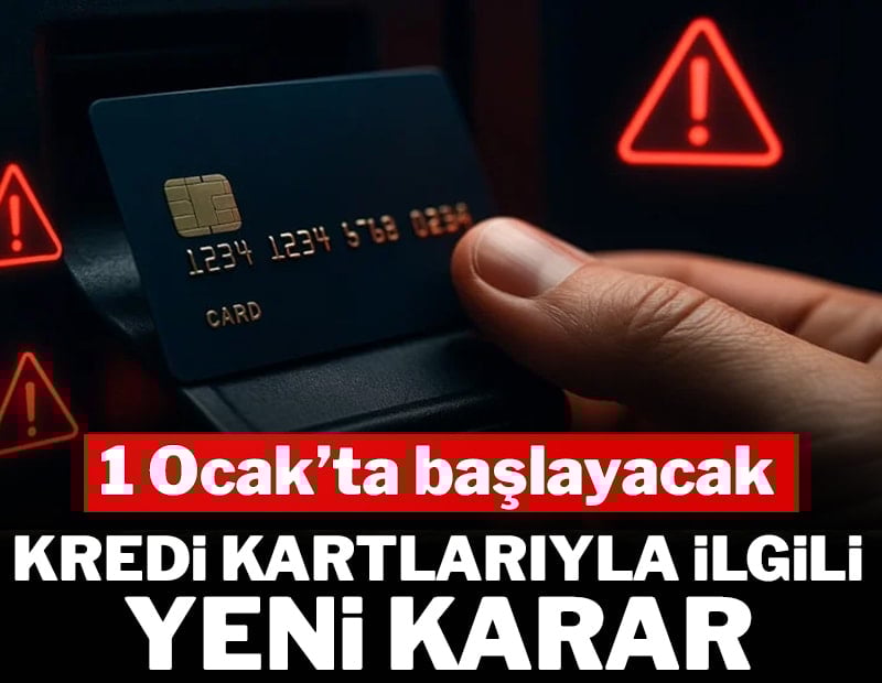 Merkez Bankası&#x27;ndan dikkat çeken kredi kartı kararı! 1 Ocak&#x27;tan itibaren geçerli olacak