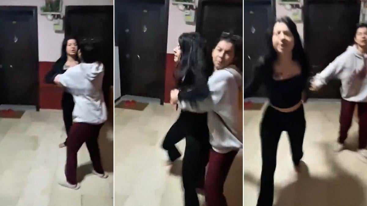 Kadın kuryeyi apartman içinde öldüresiye dövdü: 'Sen kimsin lan!'